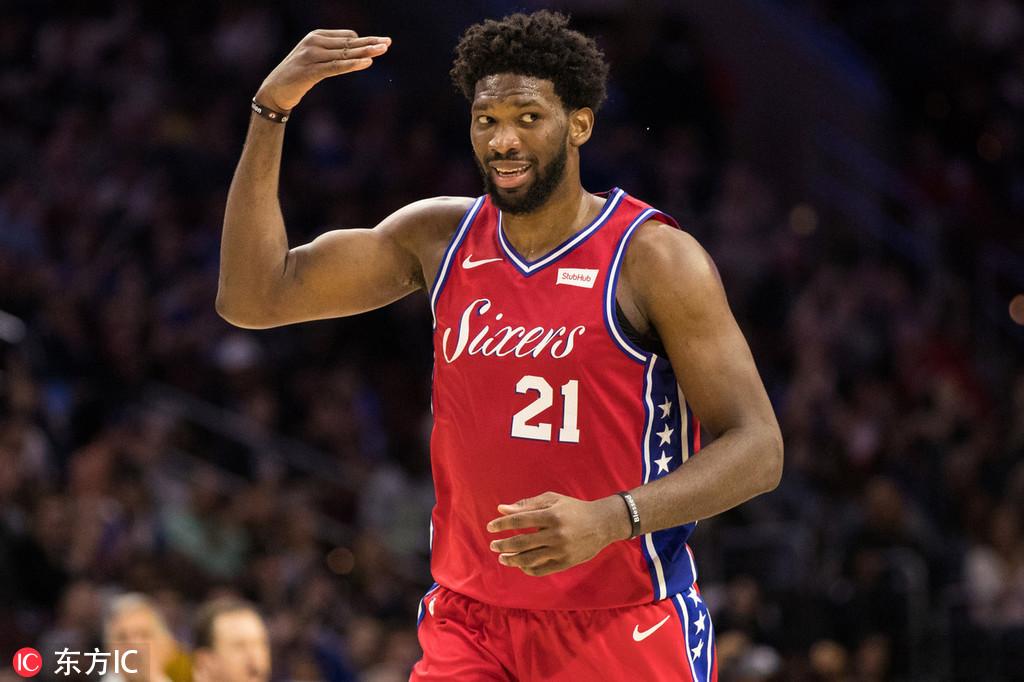  恩比德统治禁区76人轻取猛龙保持东部领先